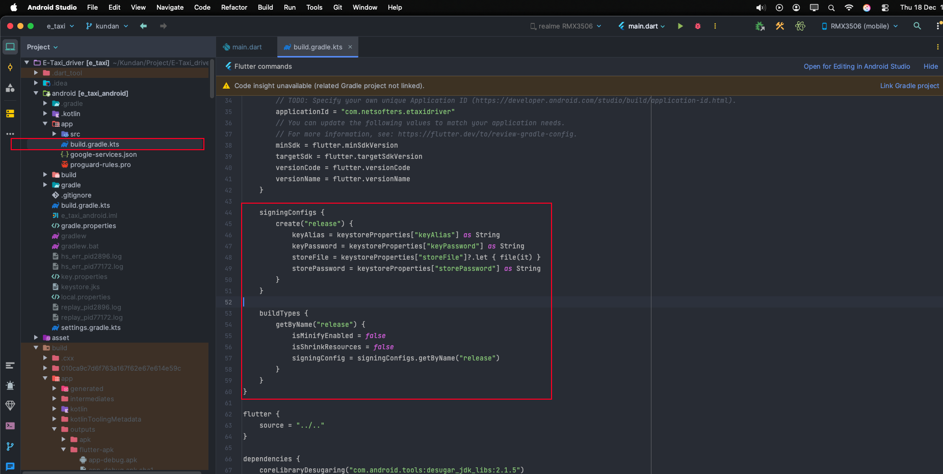 Release Configuration